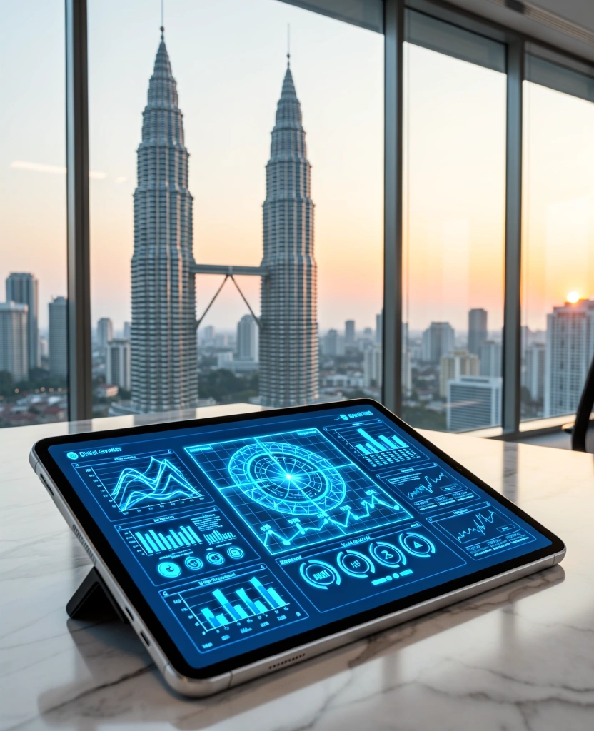 Digital expansion and strategy visual